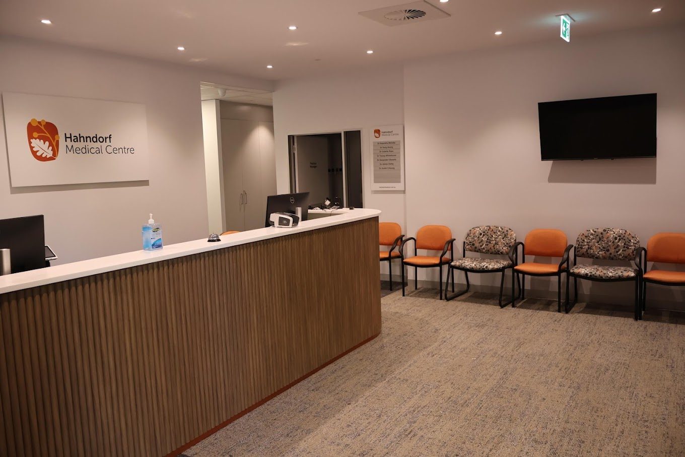 Hahndorf Medical Centre reception fitout