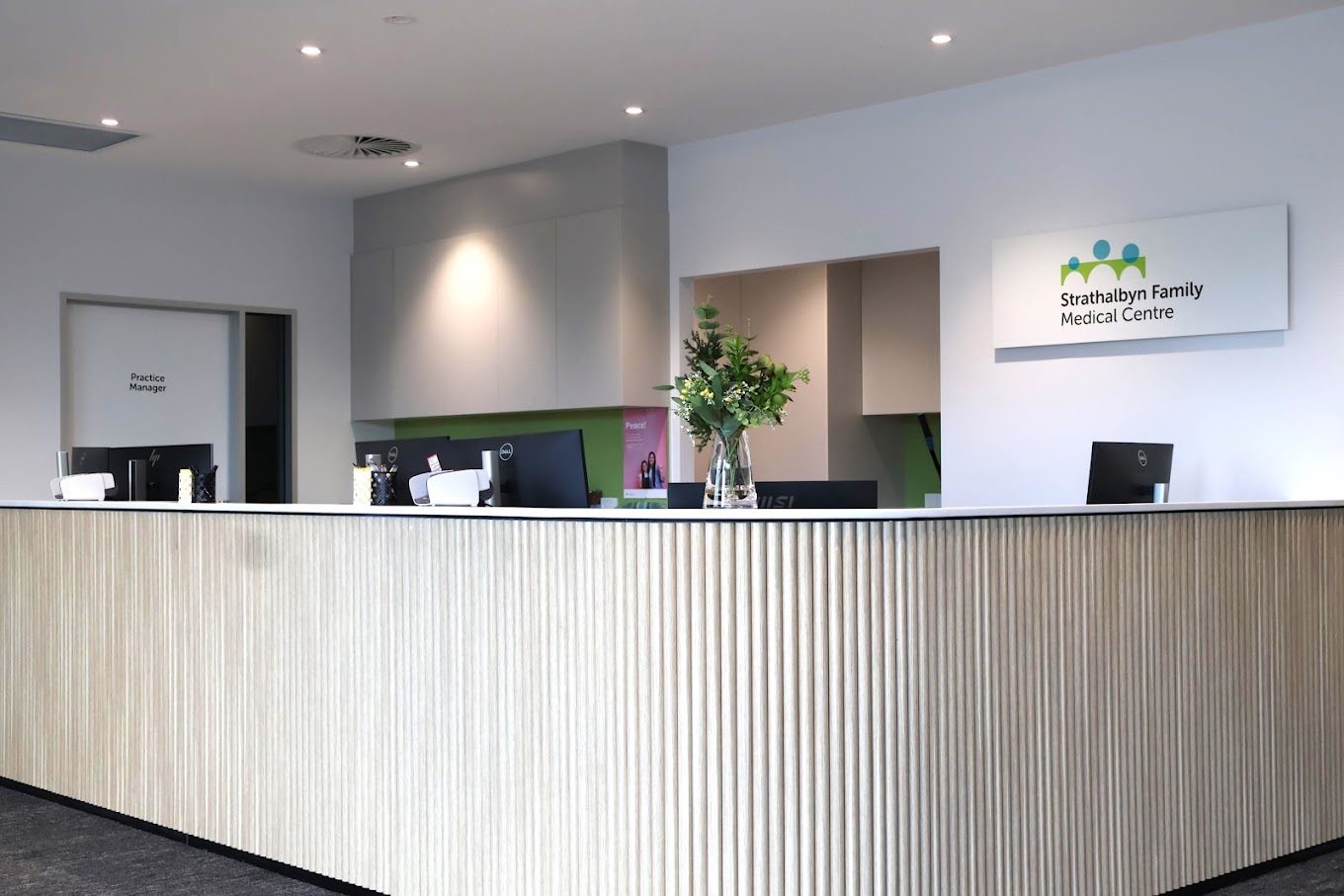 Strathalbyn Family Medical Centre reception fitout